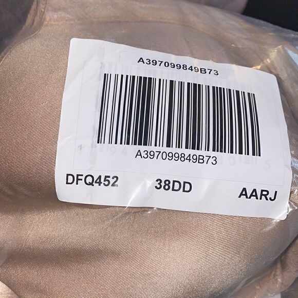 Bali One Smooth U Underwire Bra Full Coverage Bra in Taupe Set of 2 Size 38DD - Picture 6 of 7